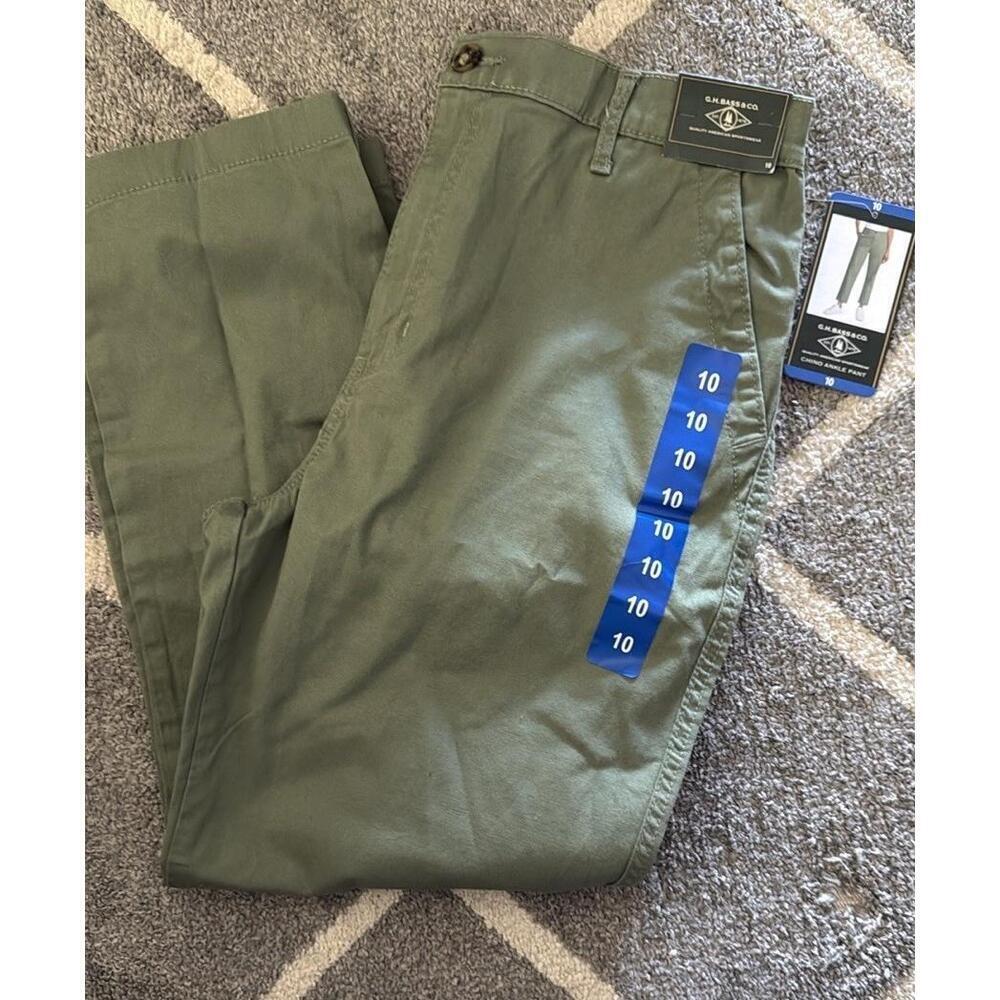 G.H Bass&Co Womens Chino Ankle Jeans Size 10.  XX